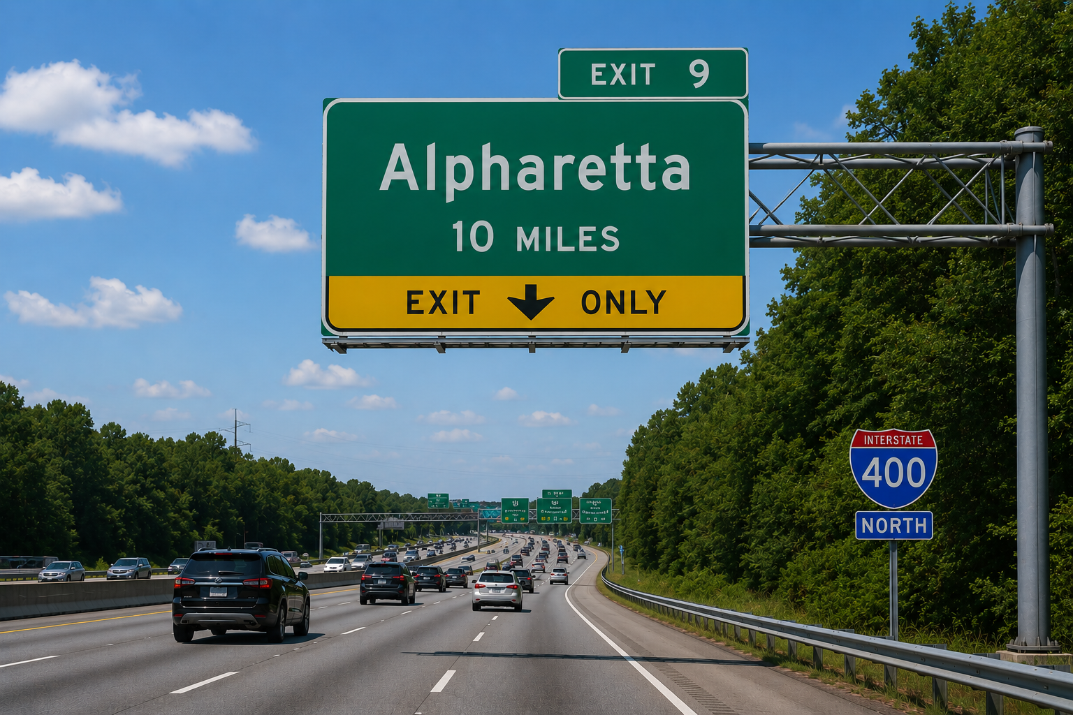 Alpharetta Highway Sign